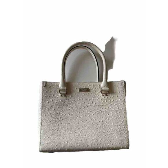 Kate Spade Wellesley Quinn Ostrich Head In The Sand Leather Embossed Purse - Picture 3 of 6